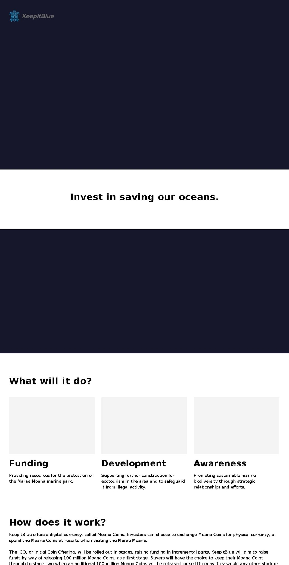 keepitblue.com — Shopify storefront screenshot