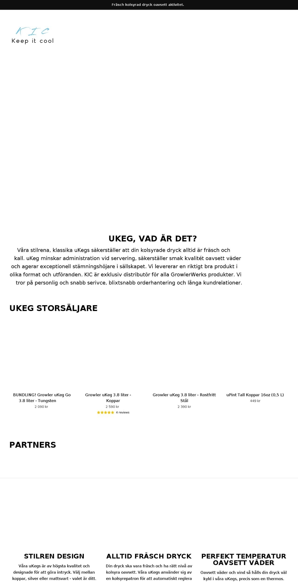 keepitcool.se shopify website screenshot