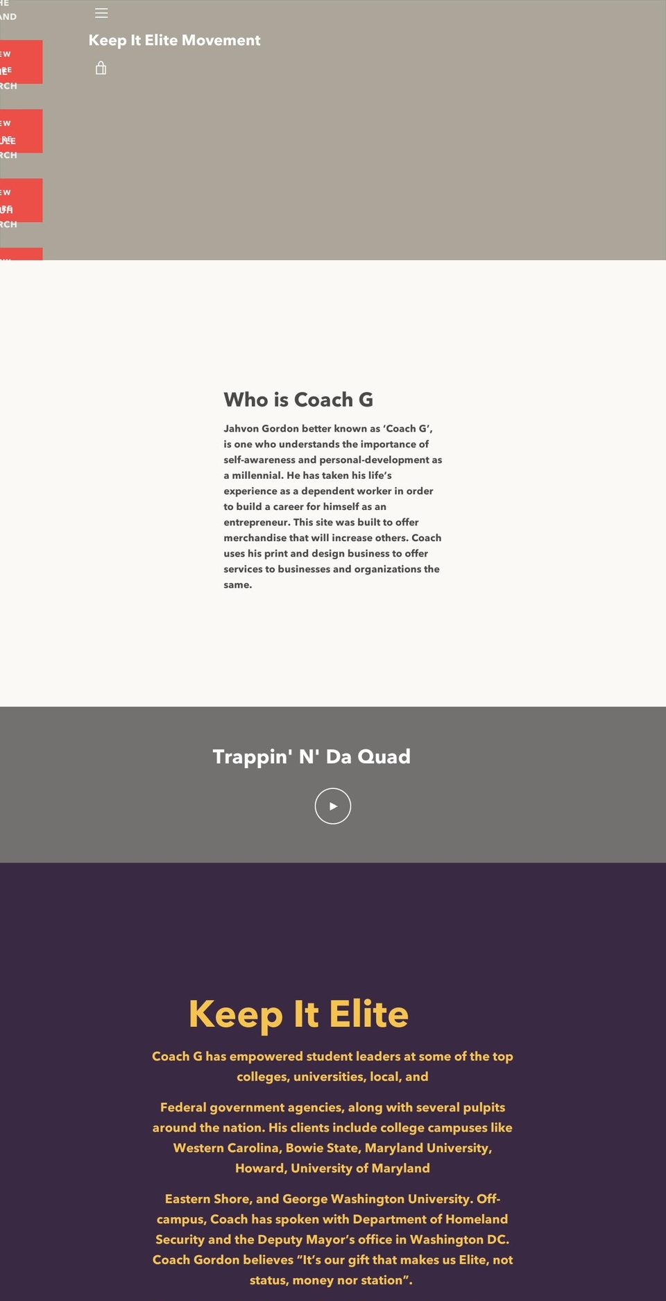 keepitelite.com — Shopify storefront screenshot