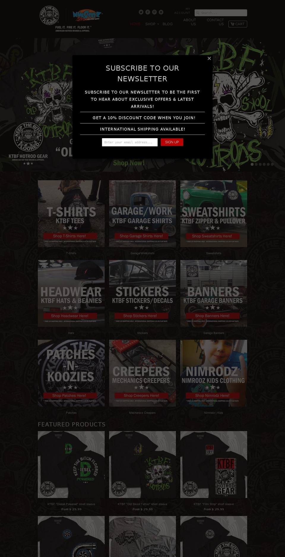 keepitfloored.com — Shopify storefront screenshot