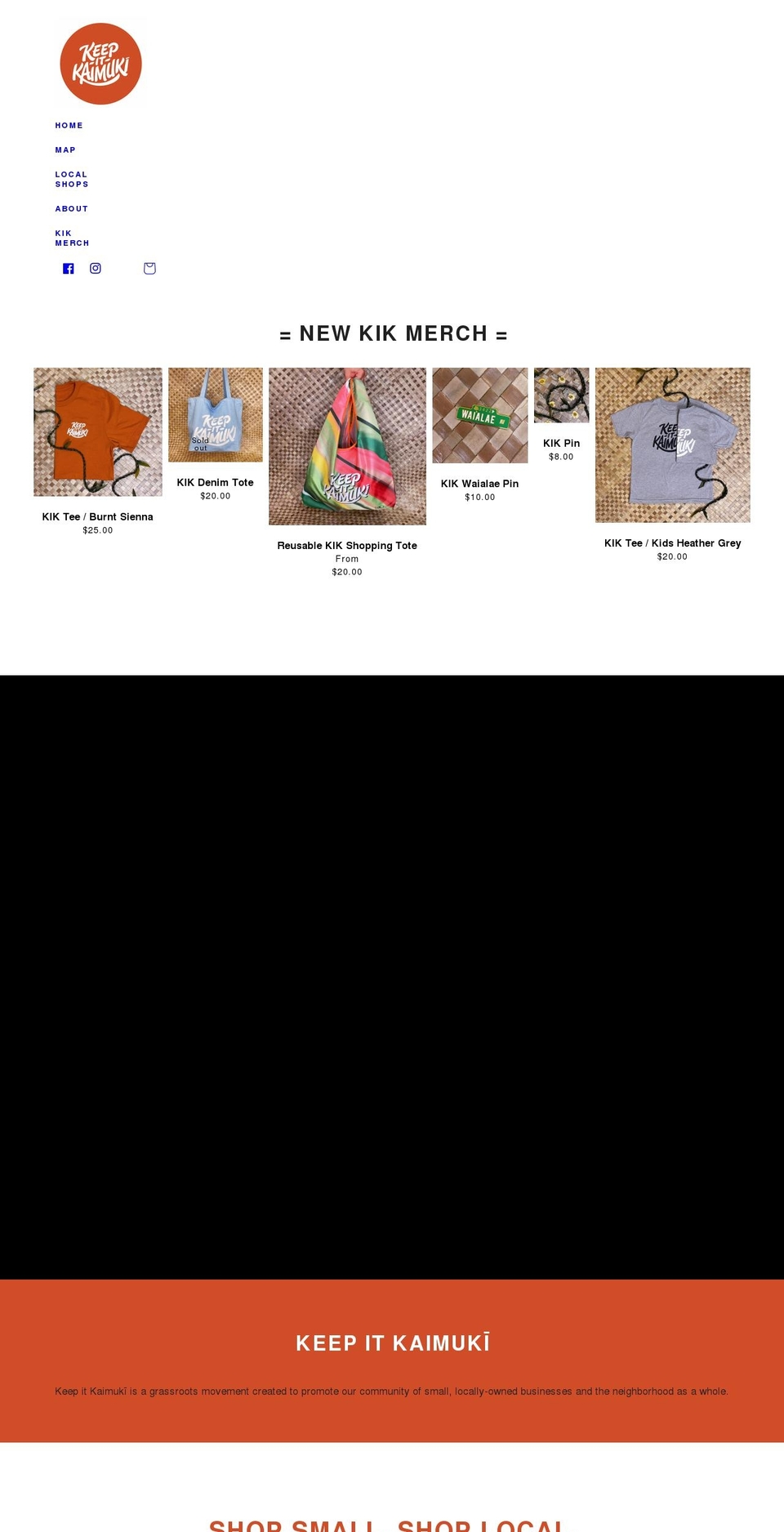 keepitkaimuki.com shopify website screenshot