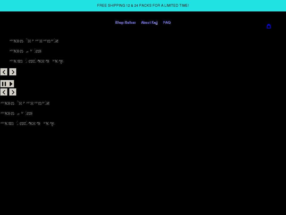 keepitkajj.com shopify website screenshot
