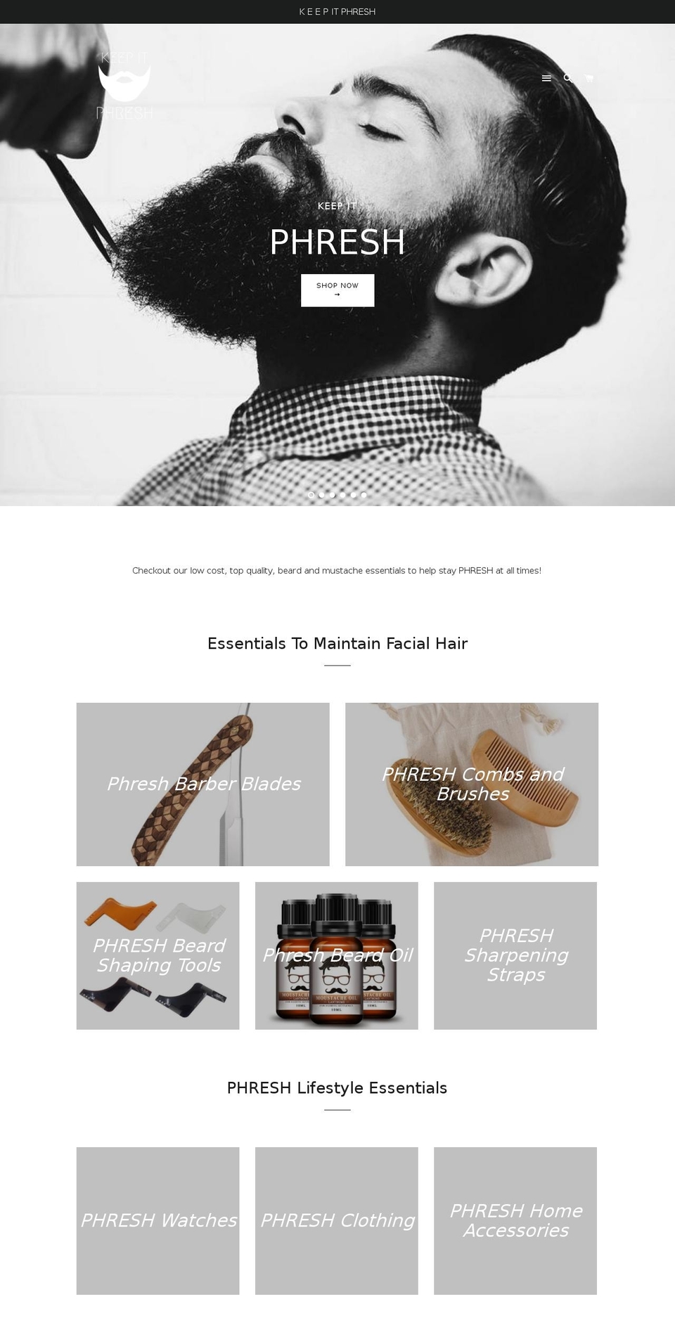 keepitphresh.com — Shopify storefront screenshot