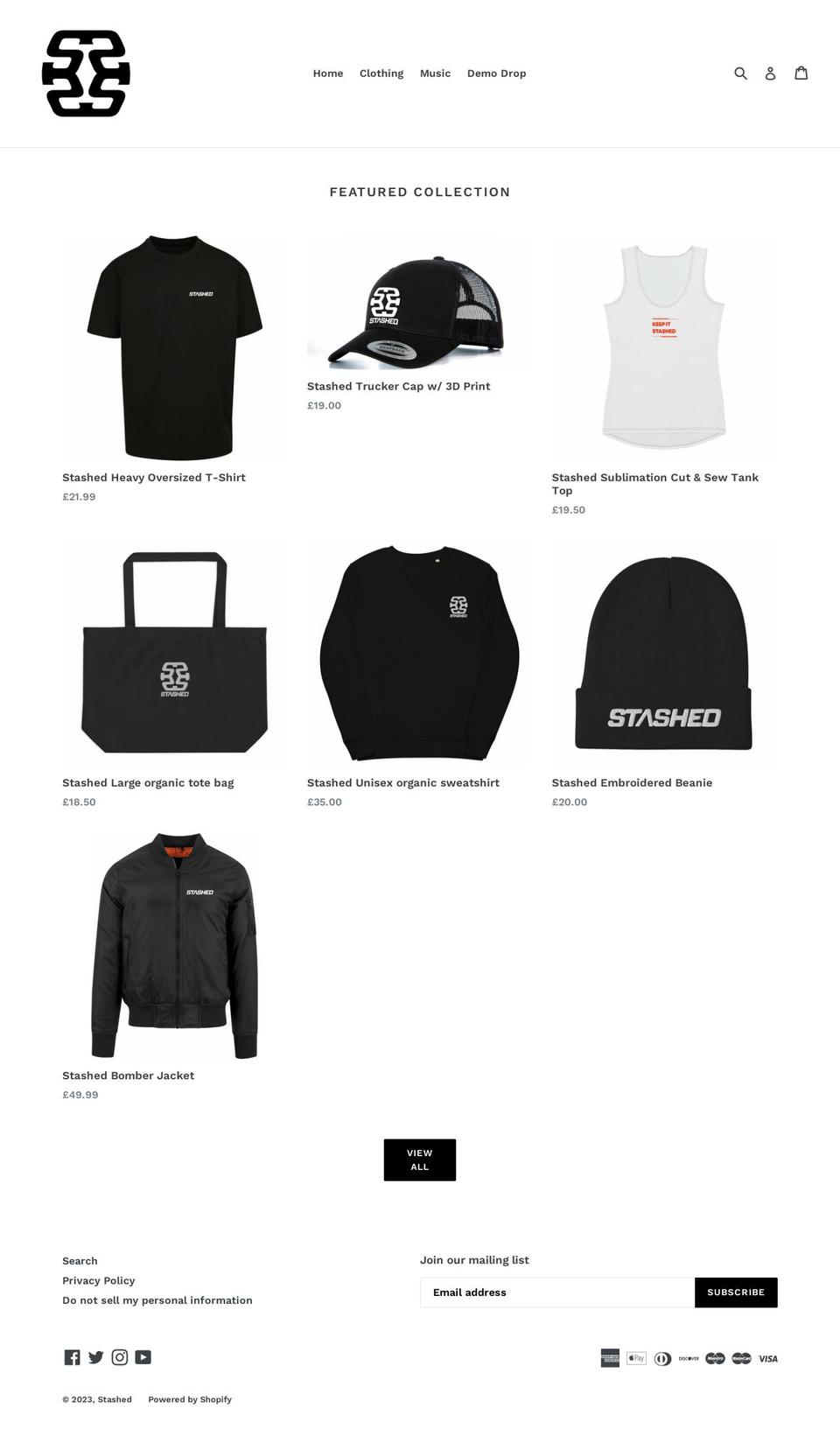 keepitstashed.com shopify website screenshot