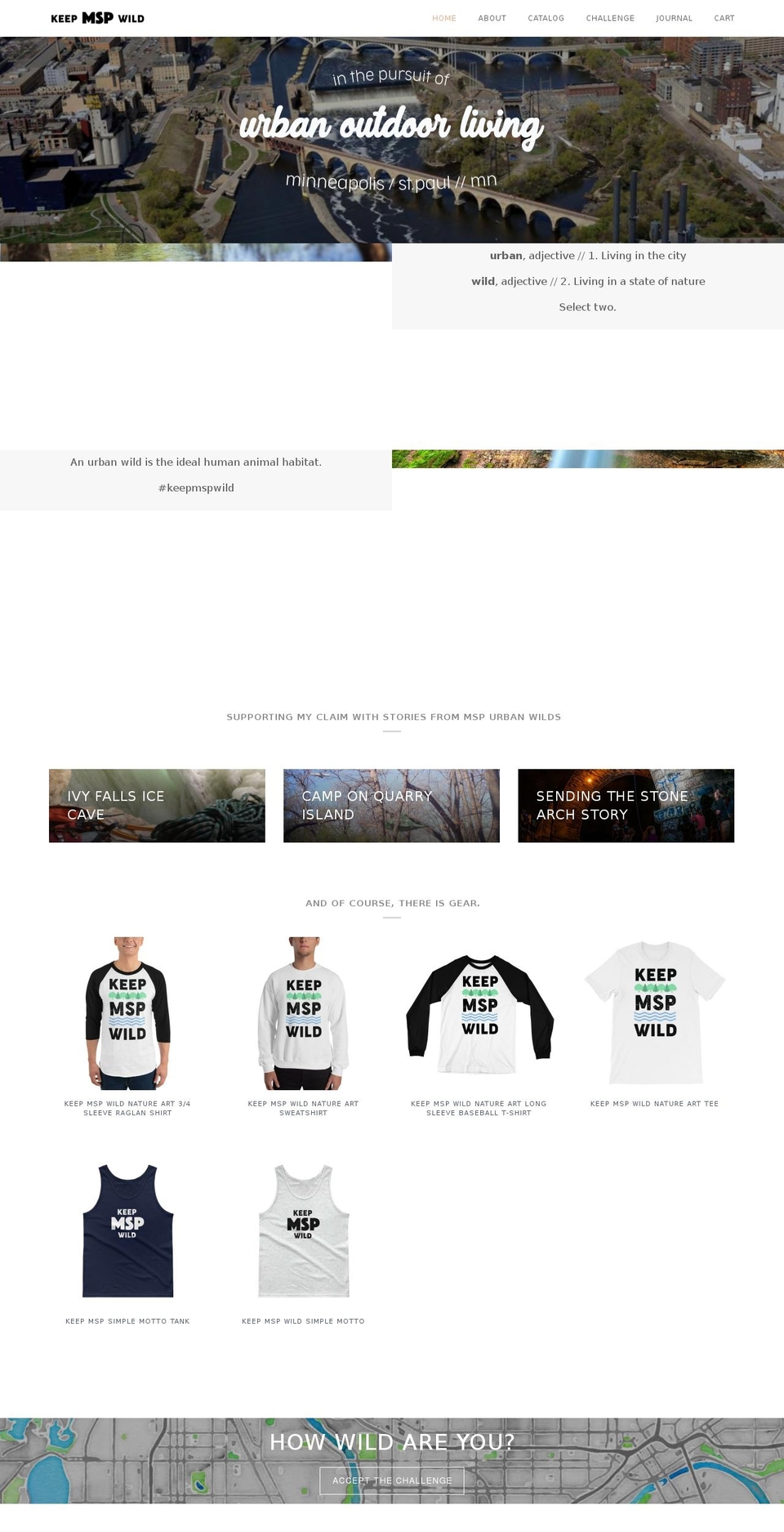 keepmspwild.com — Shopify storefront screenshot
