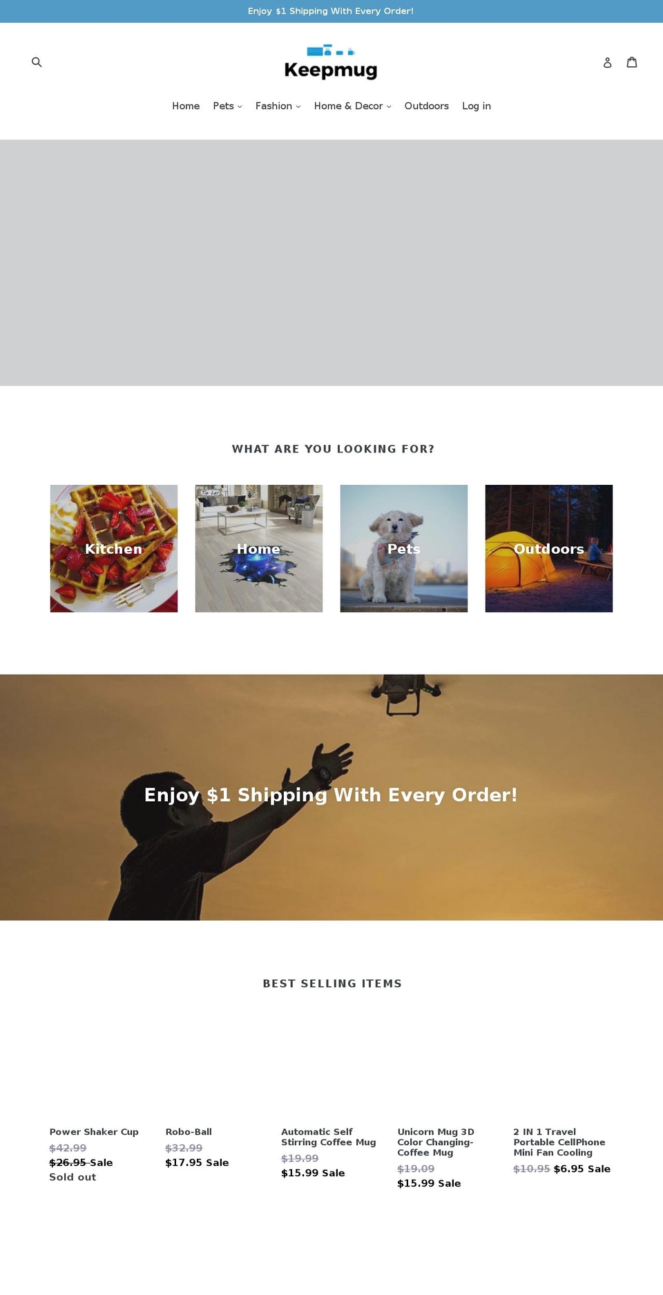 keepmug.com — Shopify storefront screenshot