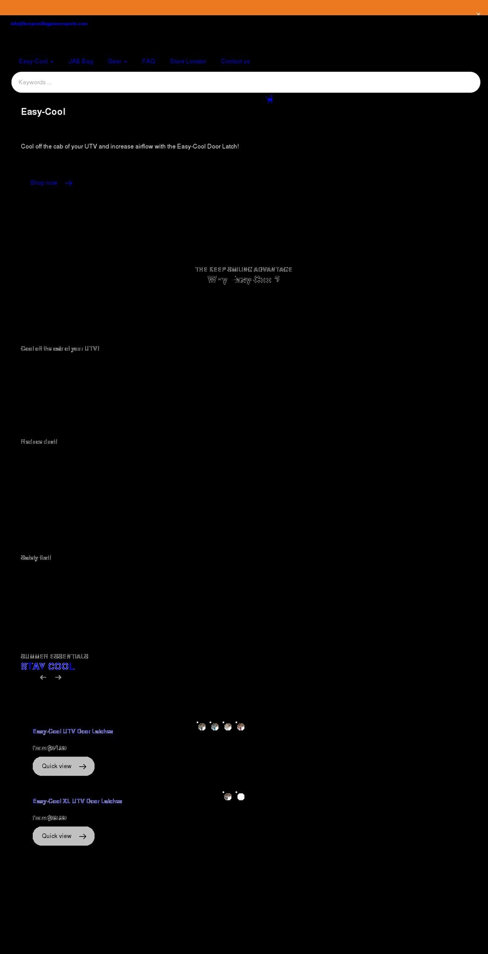 keepsmilingpowersports.com shopify website screenshot