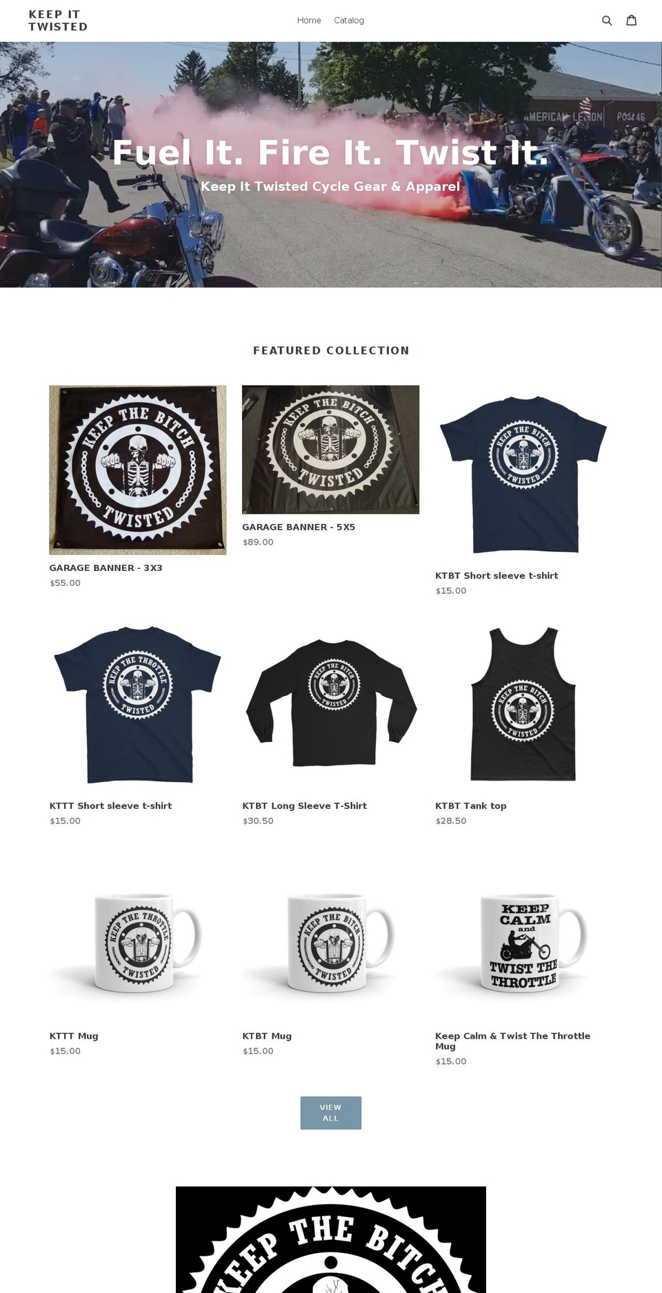 keepthebitchtwisted.com — Shopify storefront screenshot