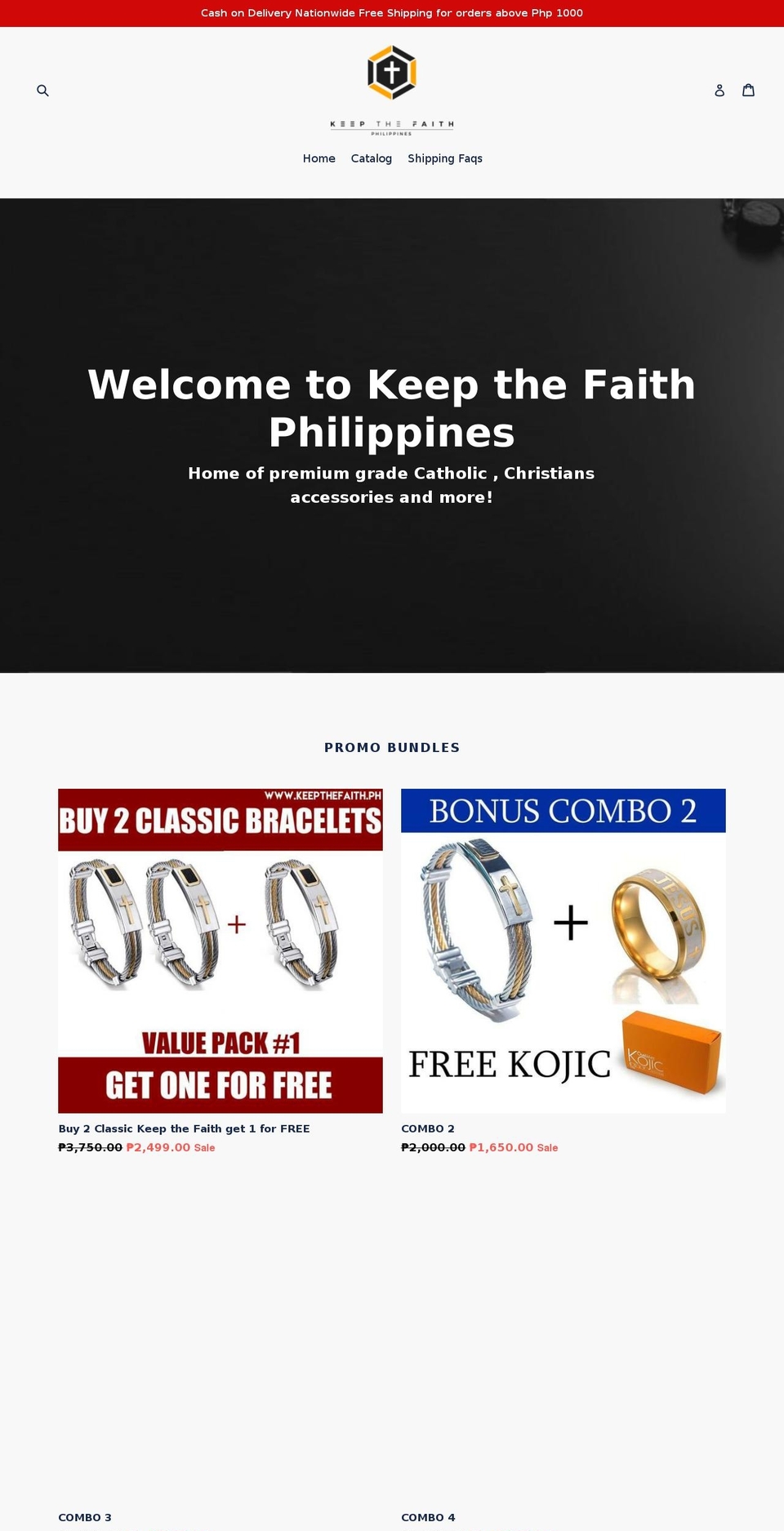 keepthefaith.ph shopify website screenshot