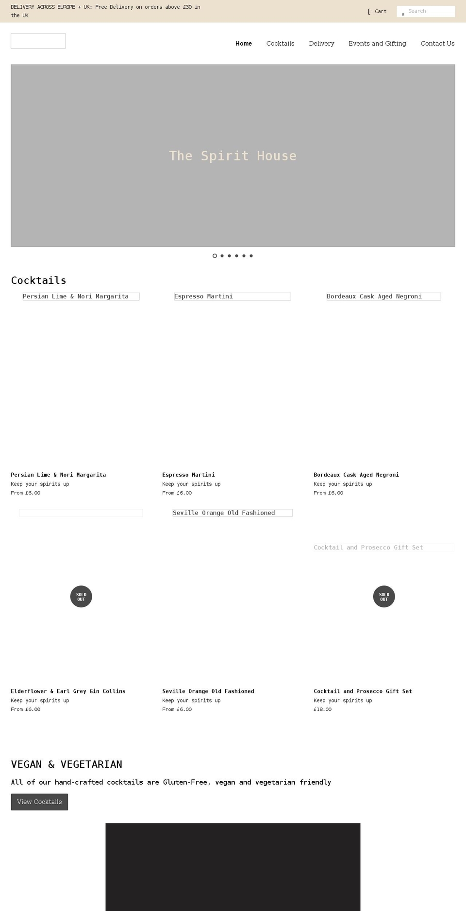 keepyourspiritsup.co.uk shopify website screenshot