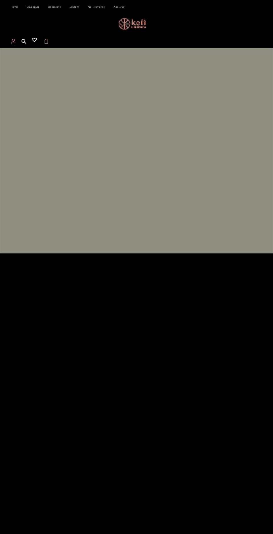 kefijewelry.com shopify website screenshot