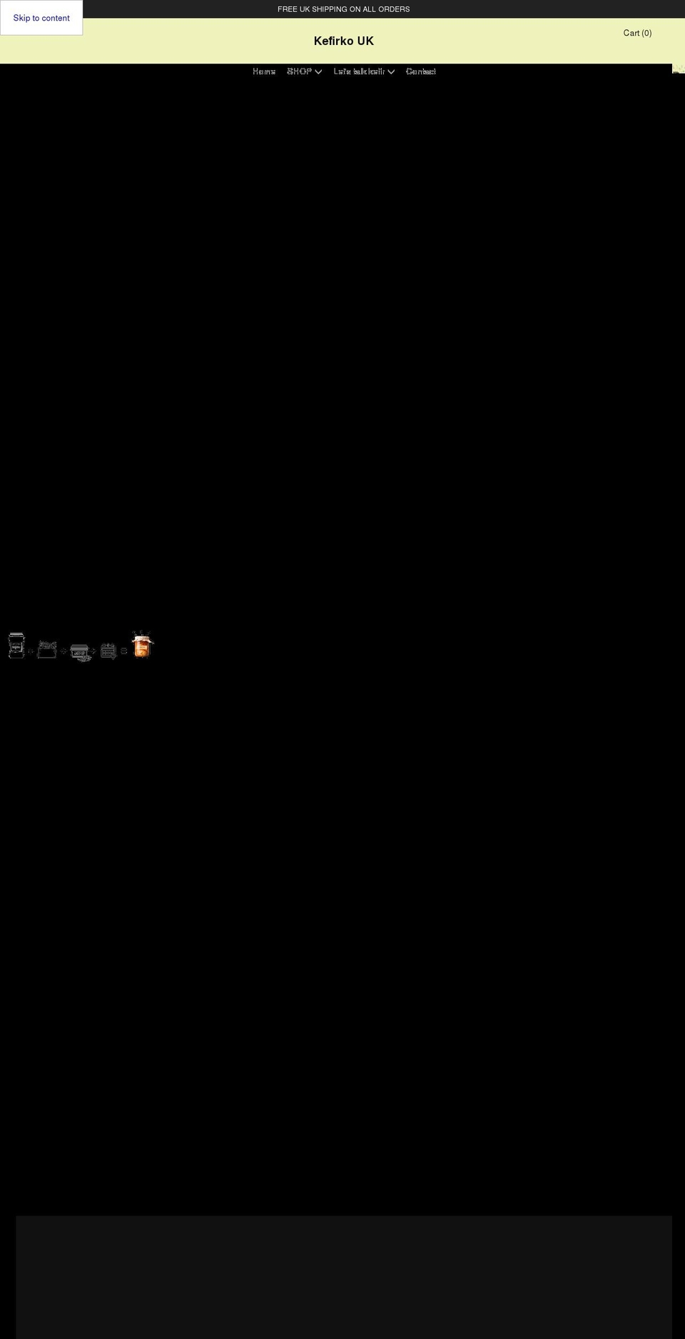 kefirko.co.uk shopify website screenshot