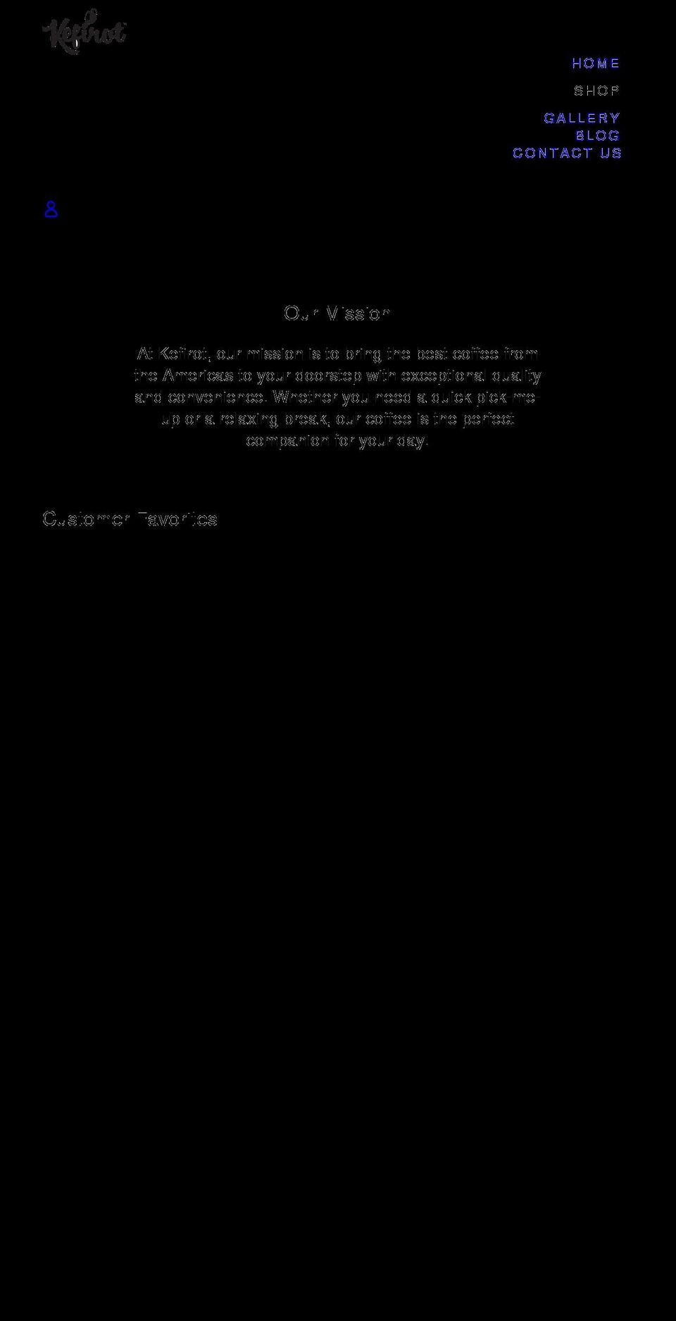 kefirot.com shopify website screenshot