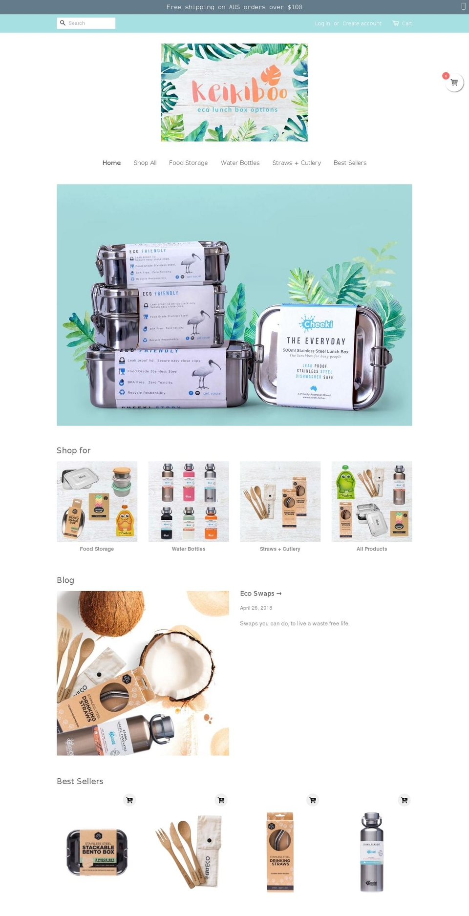 keikiboo.com — Shopify storefront screenshot