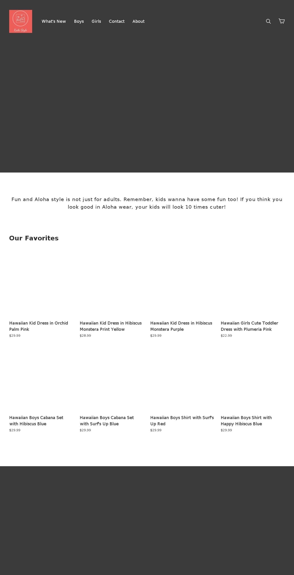 keikistyle.com — Shopify storefront screenshot