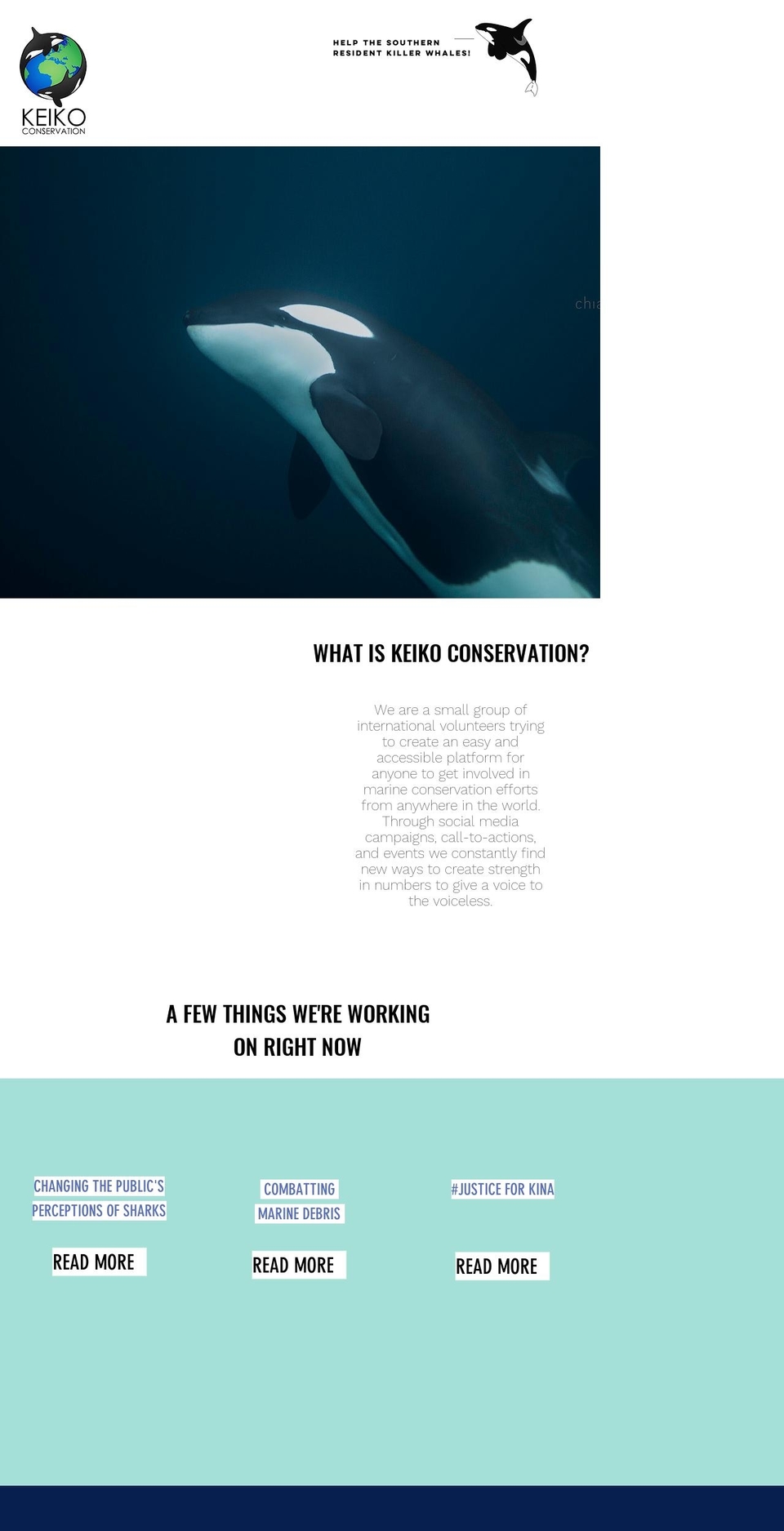 keikoconservation.net shopify website screenshot