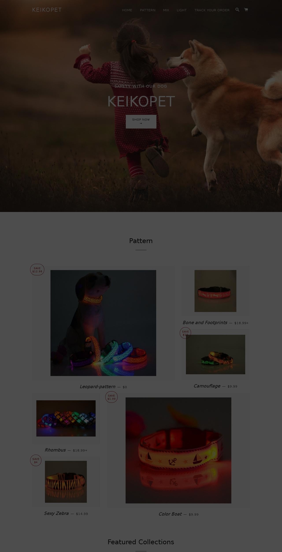 keikopet.com shopify website screenshot