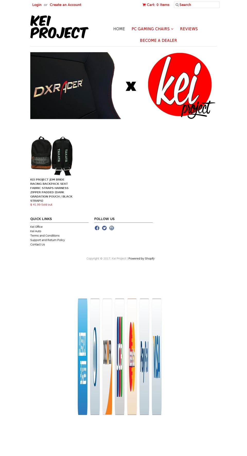 keiproject.com shopify website screenshot