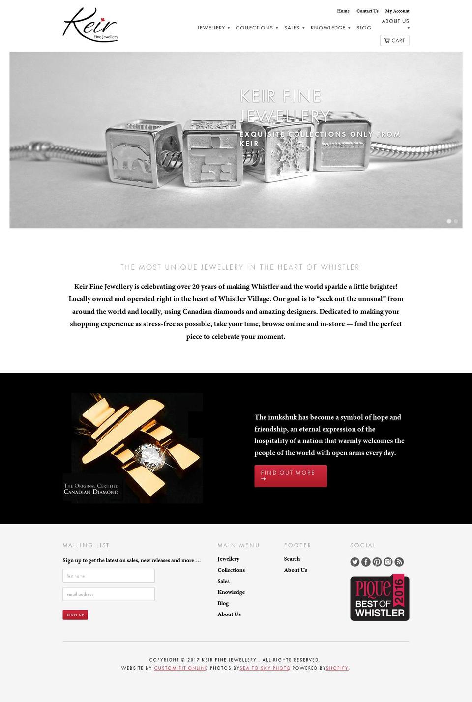 464 Shopify theme site example keirfinejewellery.com