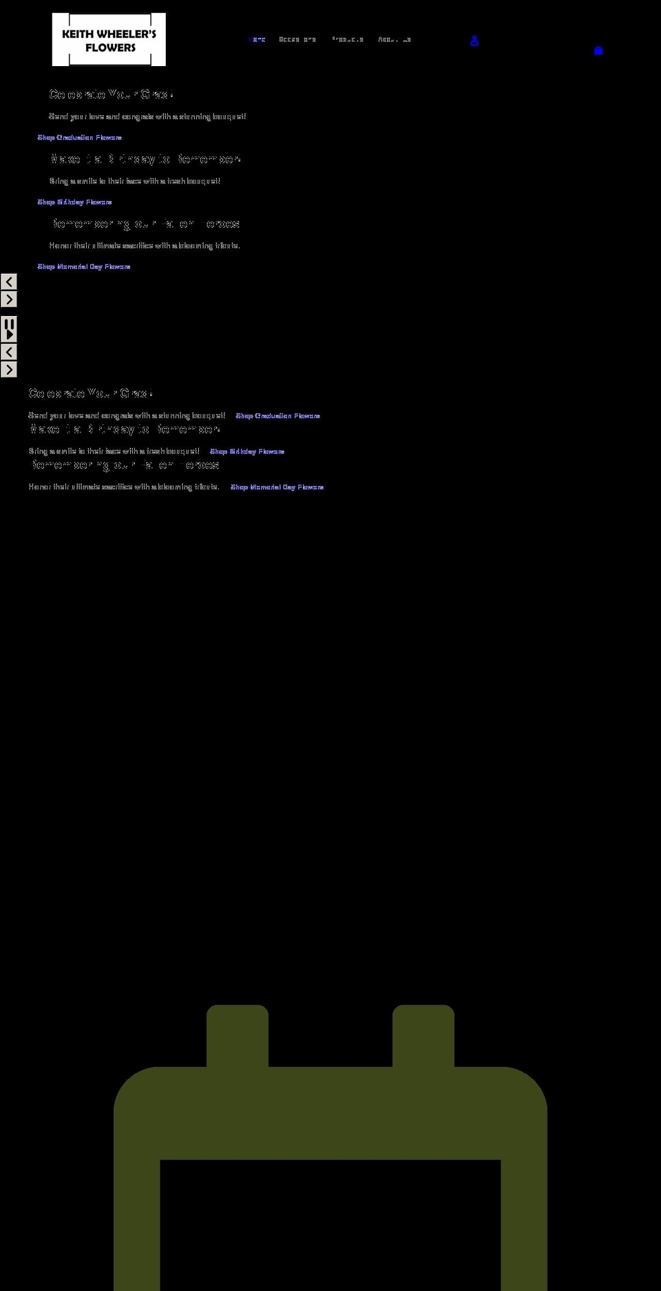 mol-standard- Shopify theme site example keithwheelersflowers.com