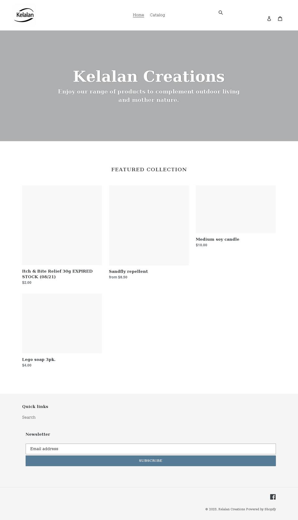 kelalan.com.au shopify website screenshot
