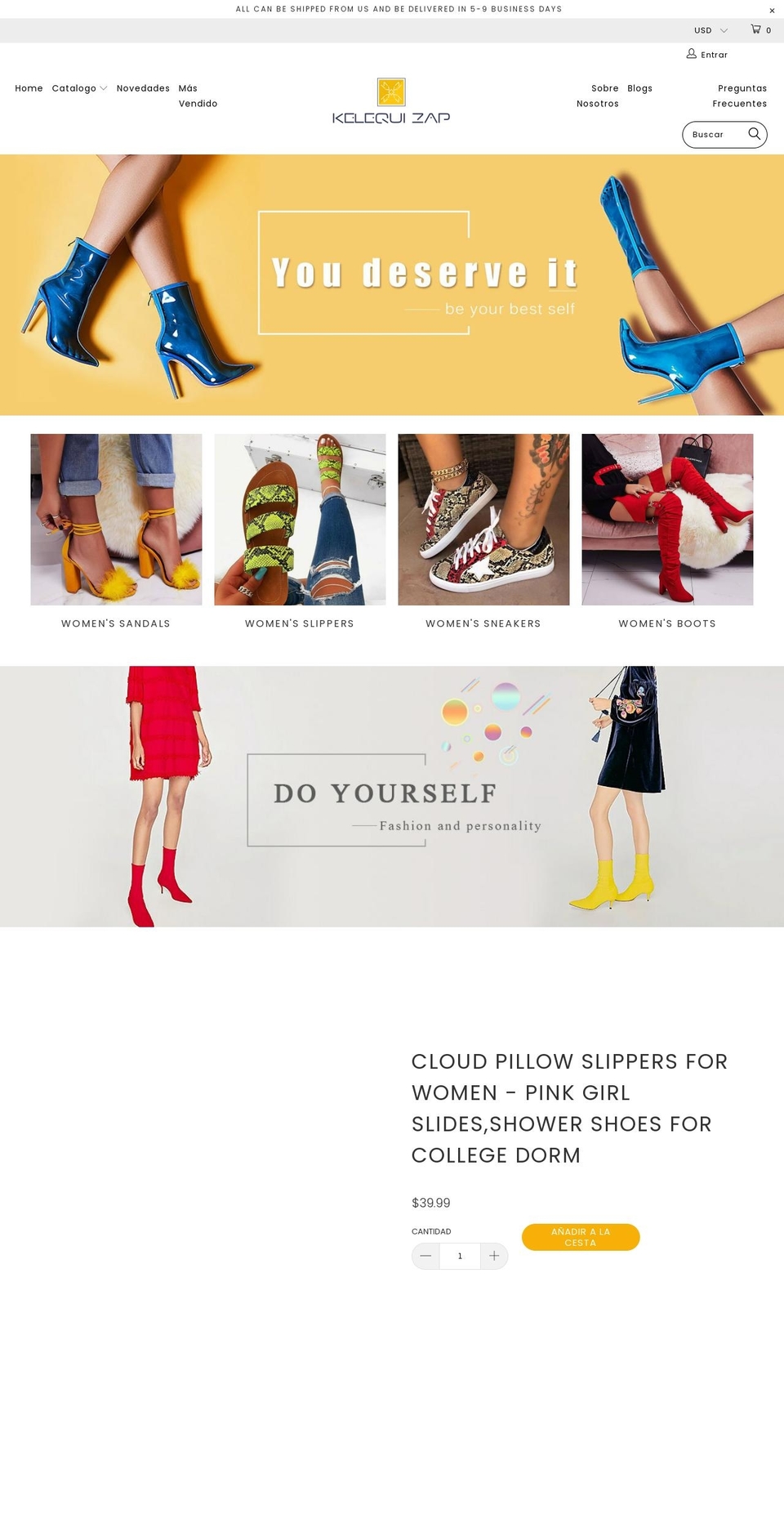 kelequi.com — Shopify storefront screenshot