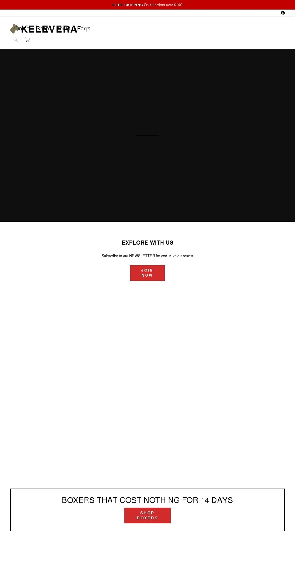 kelevera.com shopify website screenshot