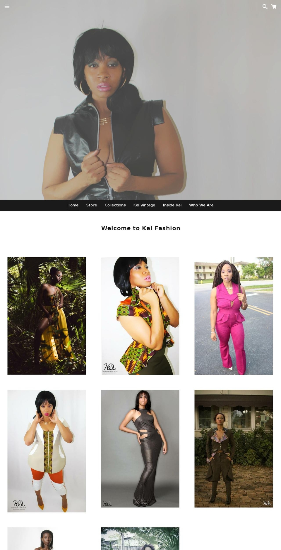 kelfashion.com shopify website screenshot