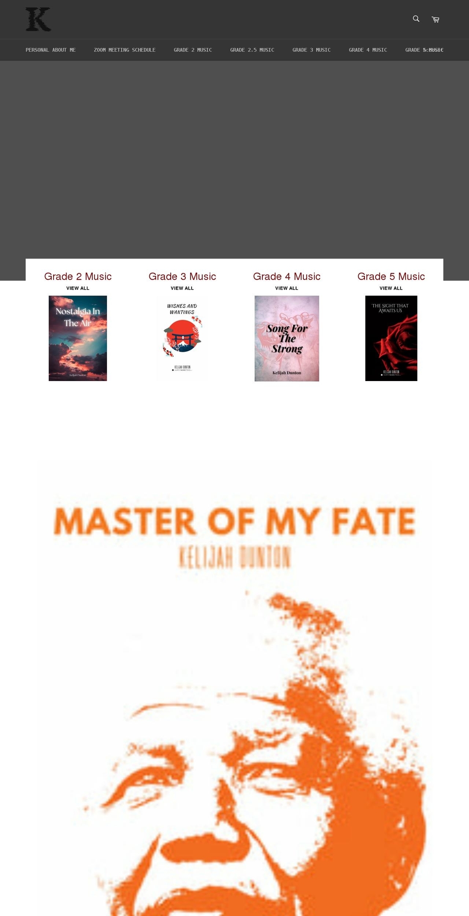 kelijah.com shopify website screenshot