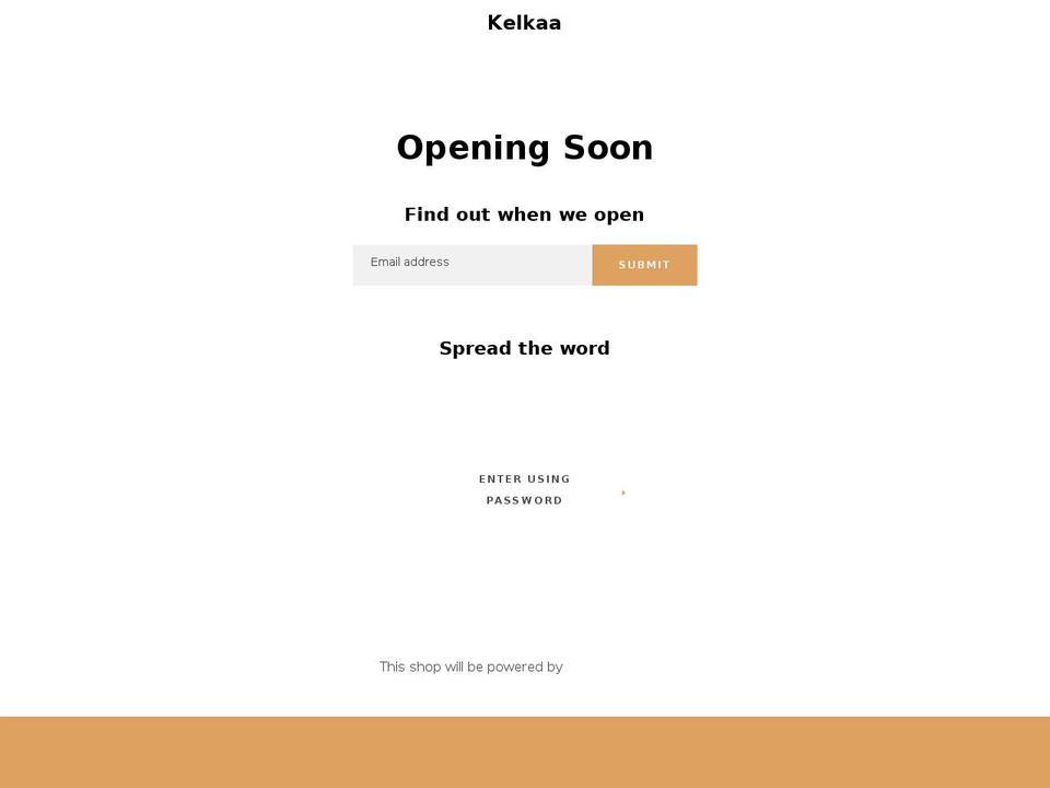 kelkaa.com — Shopify storefront screenshot