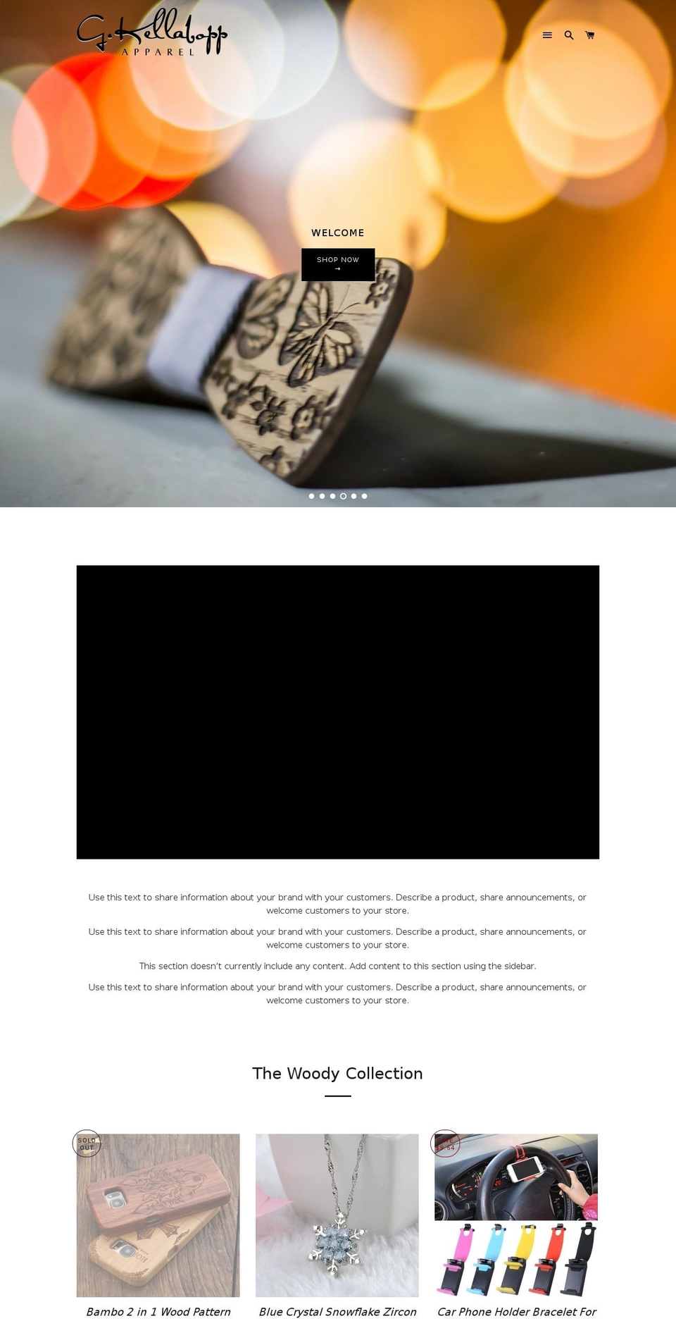 kellabopman.com — Shopify storefront screenshot