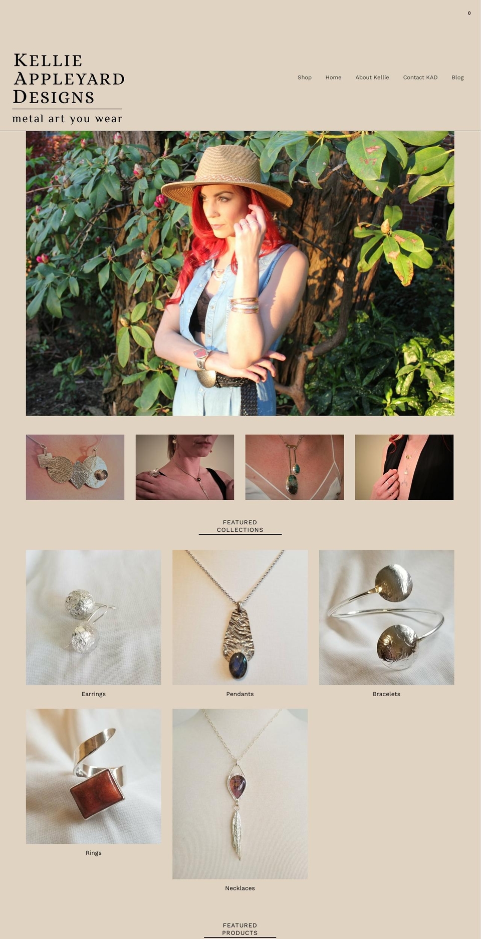 kellieappleyarddesigns.com shopify website screenshot