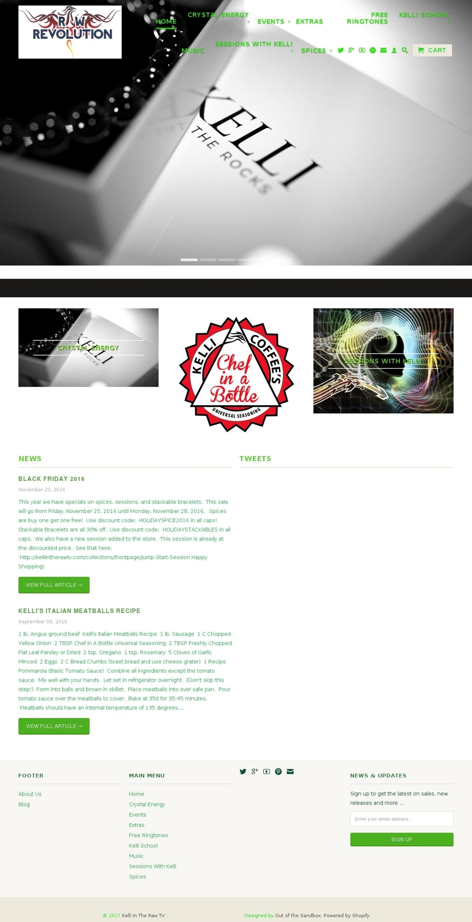 kelliintherawnaturalmakeup.com shopify website screenshot
