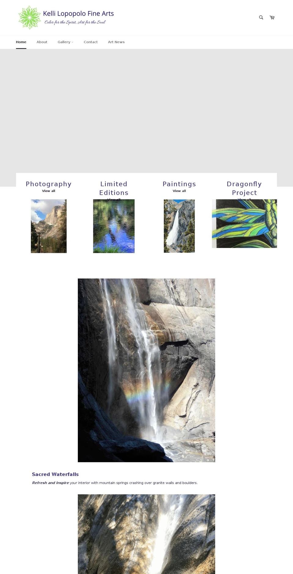 kellilopopolo.com — Shopify storefront screenshot