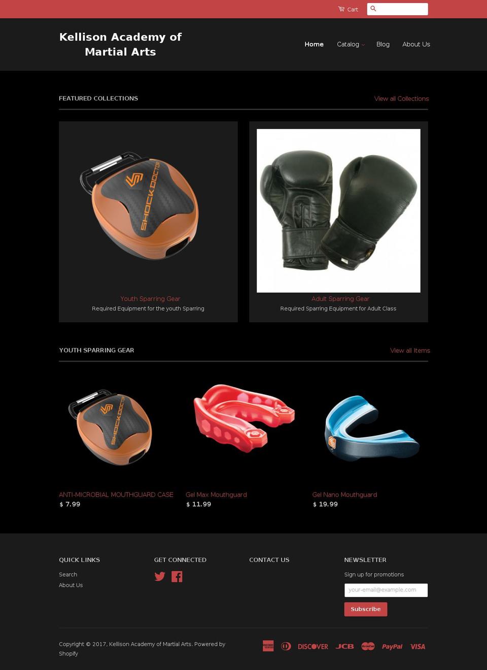kellisonacademy.com shopify website screenshot