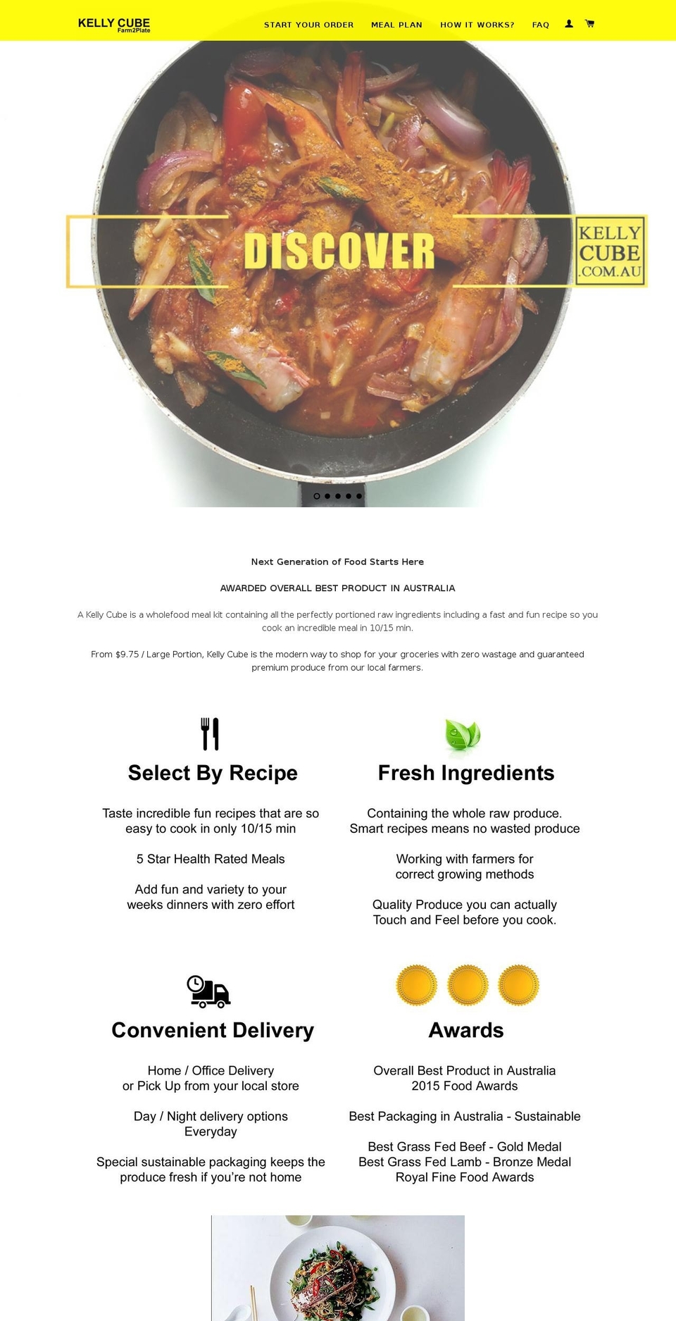 kellycube.com shopify website screenshot