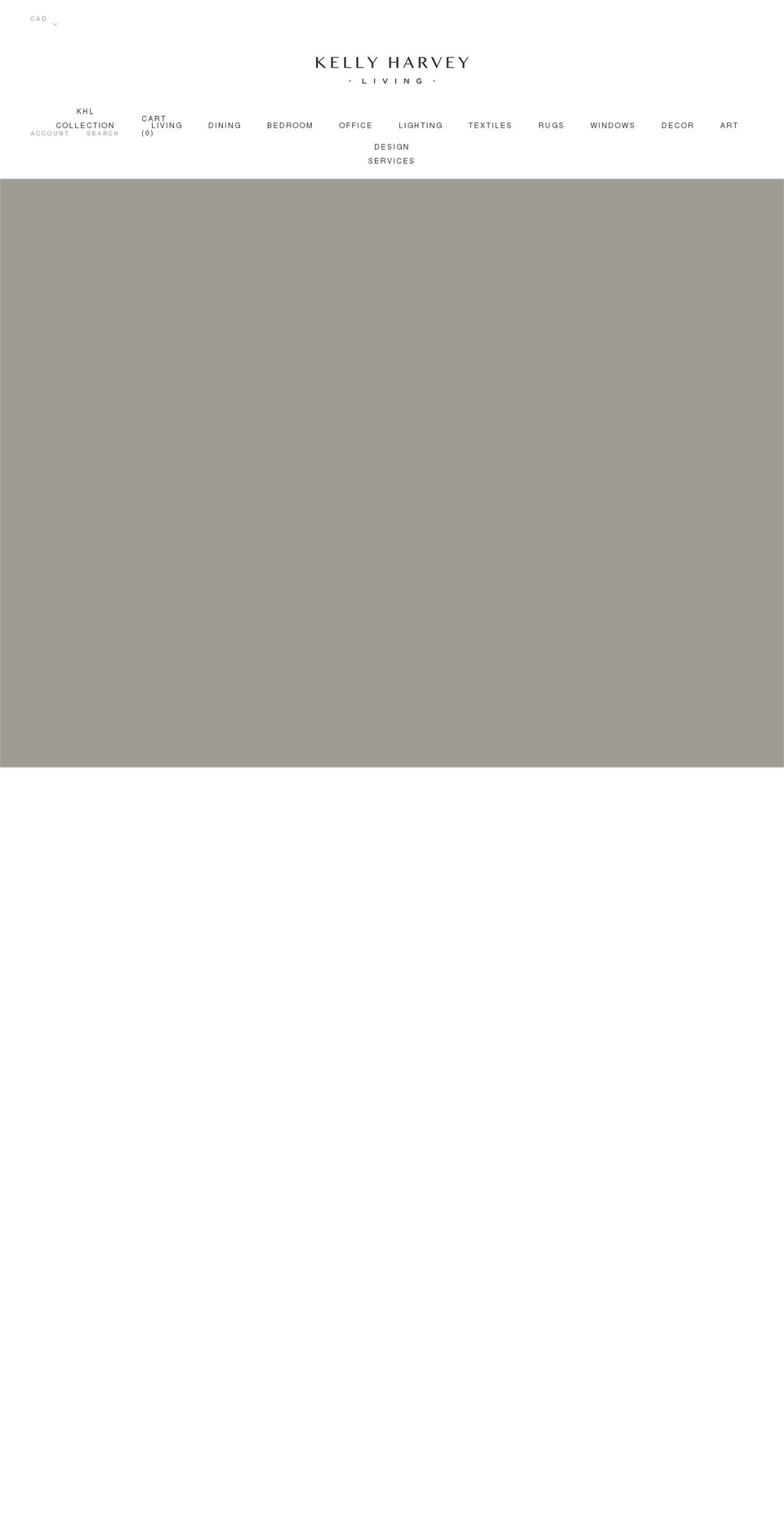 kellyharveyliving.com shopify website screenshot