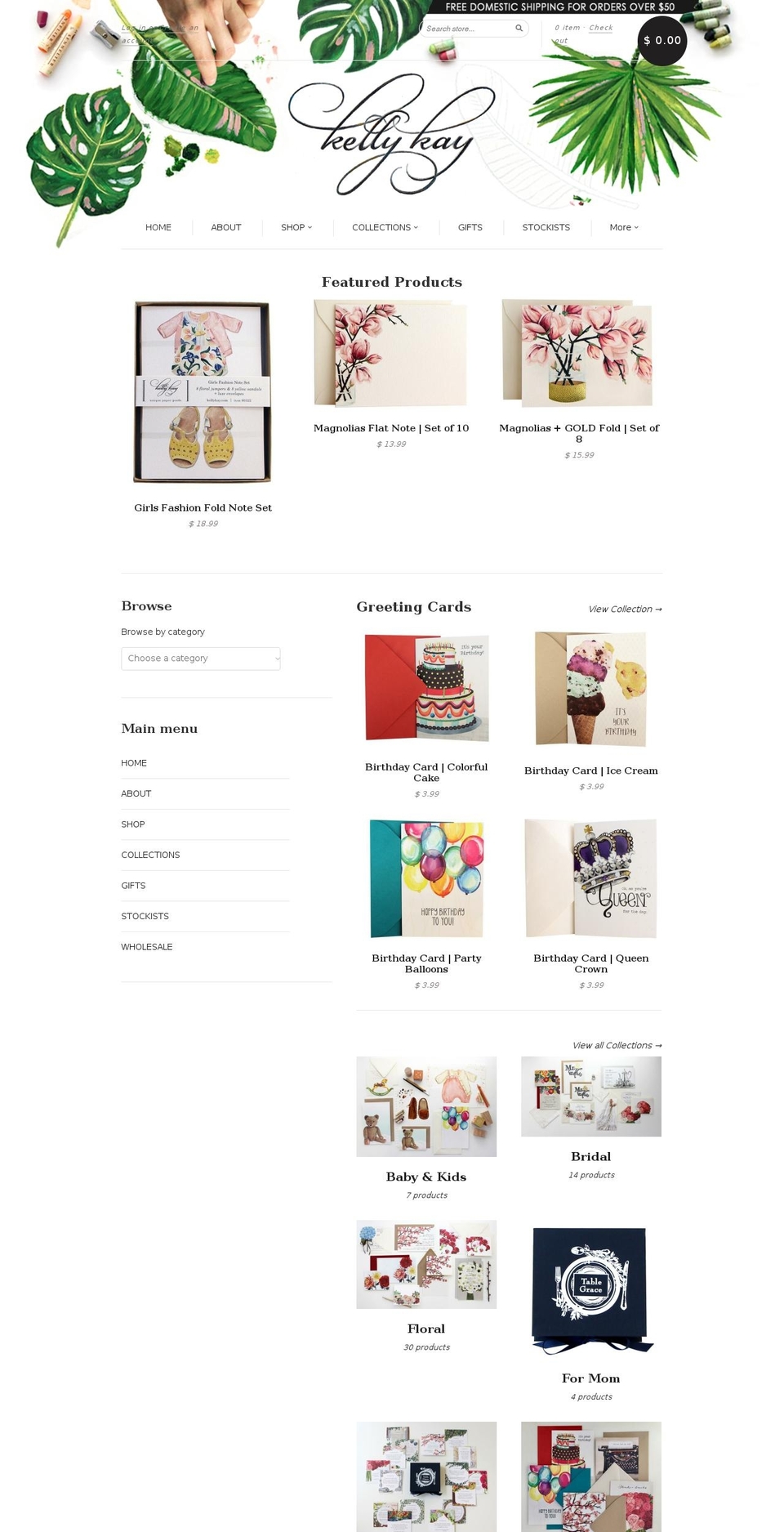 kellykay.com shopify website screenshot