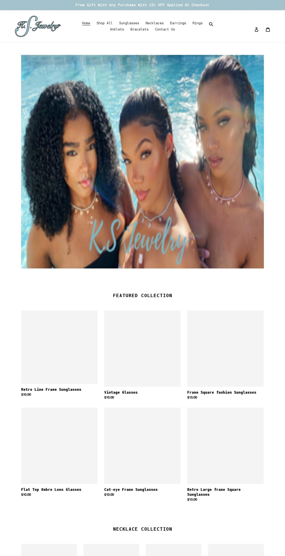 kellysegredojewelry.com shopify website screenshot