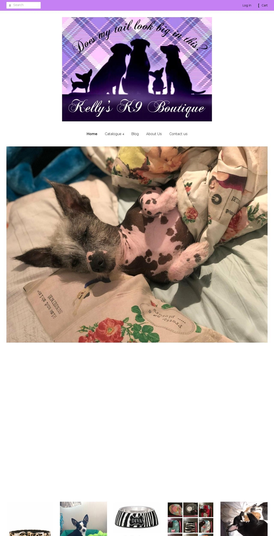 kellysk9boutique.co.uk shopify website screenshot