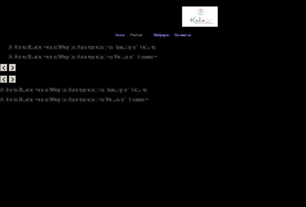 keloflower.com shopify website screenshot