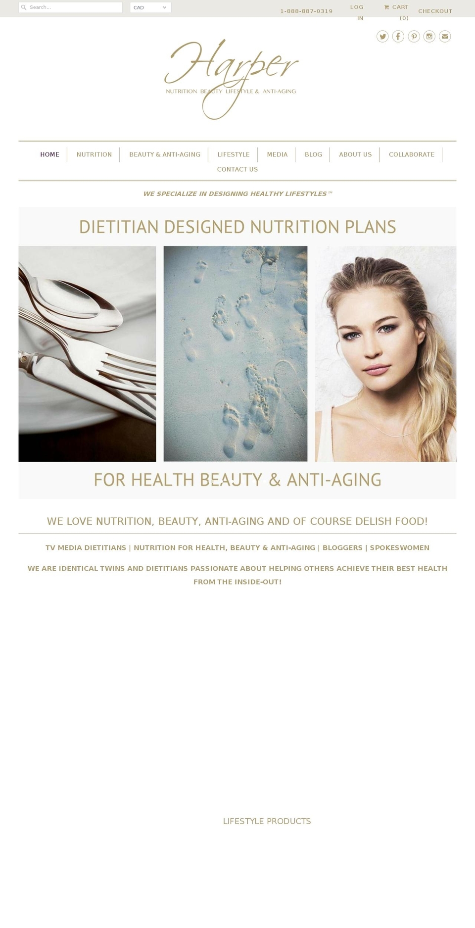 kelownadietitian.com — Shopify storefront screenshot