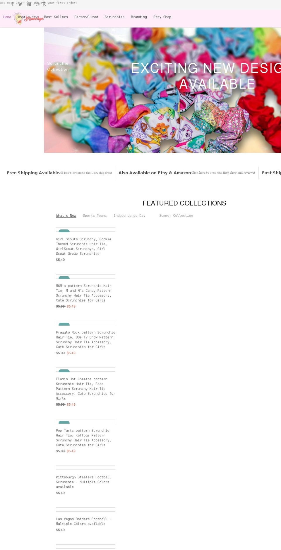 Fashe Shopify theme site example kelscollection.com