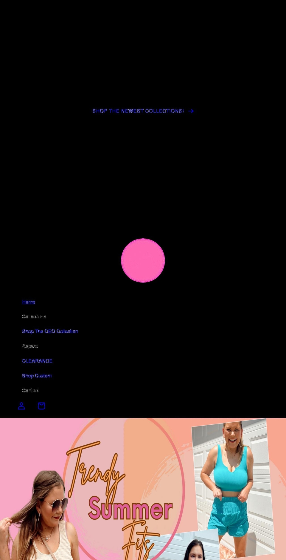 kelseablairebtq.com shopify website screenshot