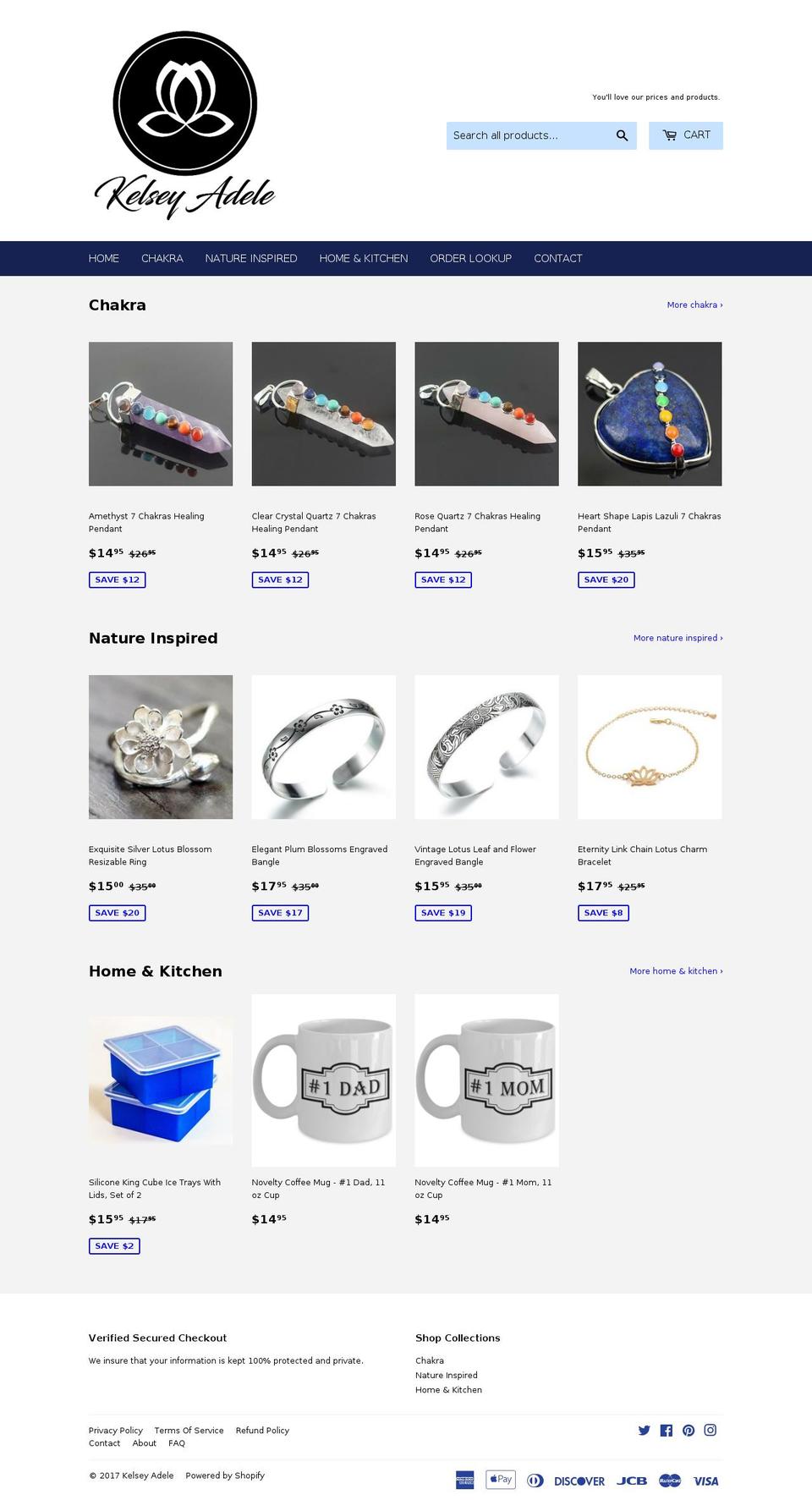 Avatar Shopify theme site example kelseyadeleliving.com