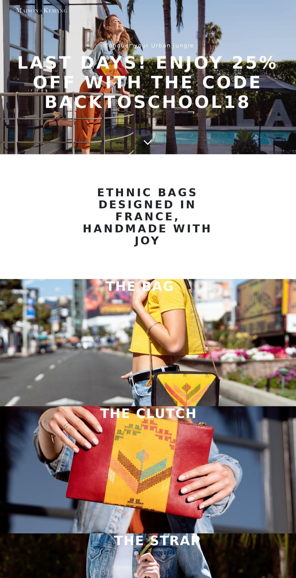 KEMANG Shopify theme site example kemang.com