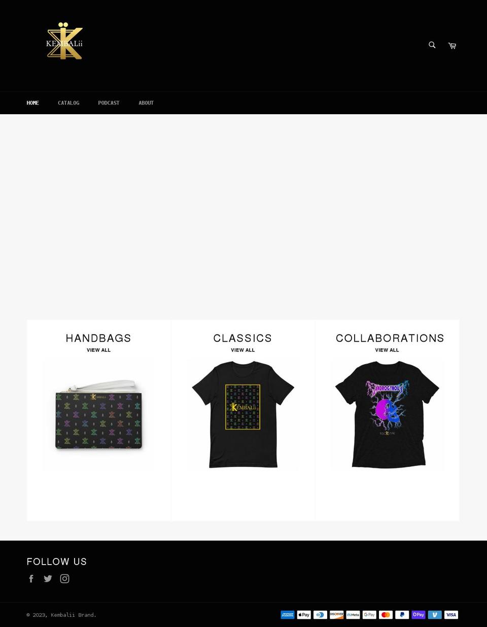 kembalii.com shopify website screenshot