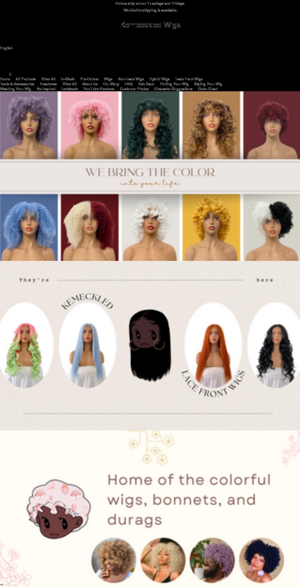 kembeckled.com shopify website screenshot