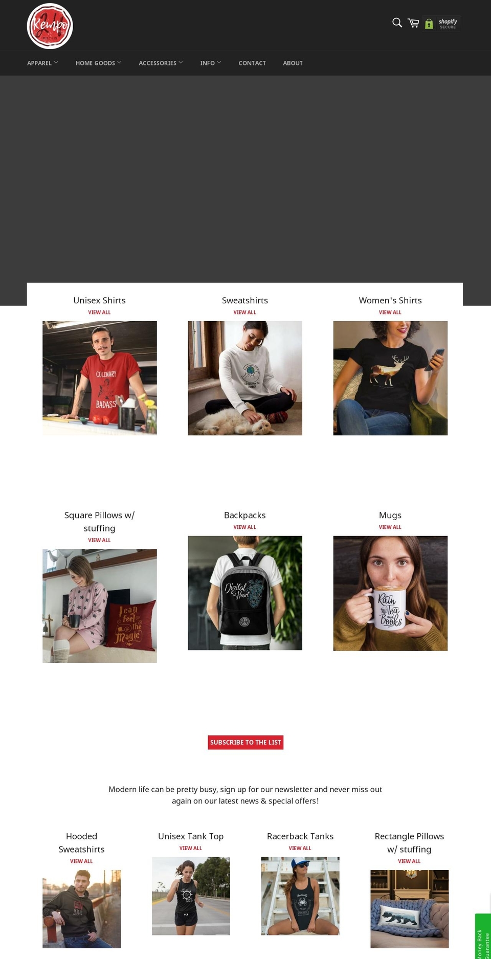 kempo24.com — Shopify storefront screenshot