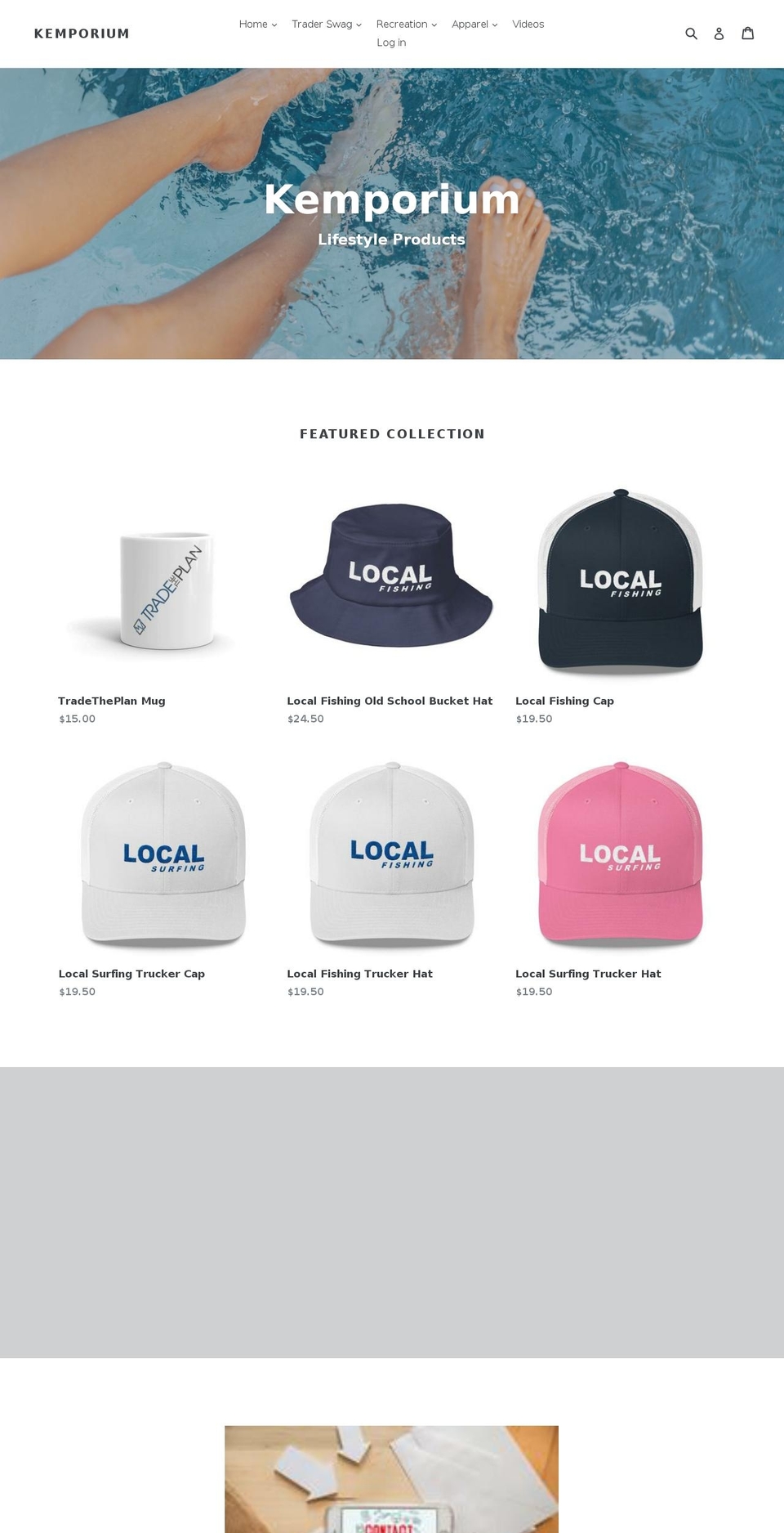 kemporium.com — Shopify storefront screenshot